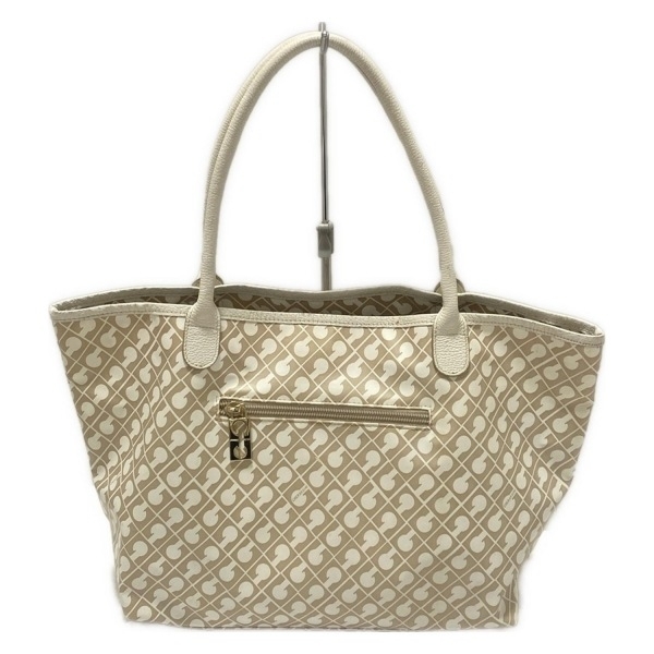 ゲラルディーニ GHERARDINI トートバッグ - レザー アイボリー×ベージュ バッグ拍卖