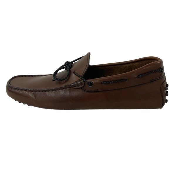 トッズ TOD'S ドライビングシューズ 5 1/2 - レザー ブラウン×ダークブラウン メンズ 靴拍卖