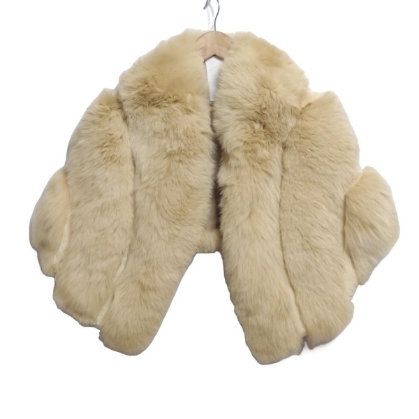 サロット SALOTTO - フォックス、ラビット ベージュ ティペット 美品 マフラー拍卖