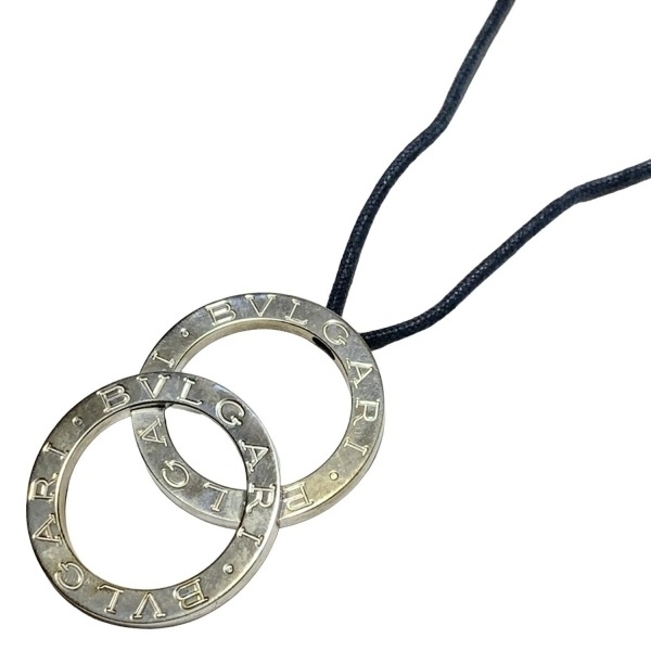 ブルガリ BVLGARI ネックレス ブルガリブルガリ シルバー×黒 アクセサリー(首)拍卖
