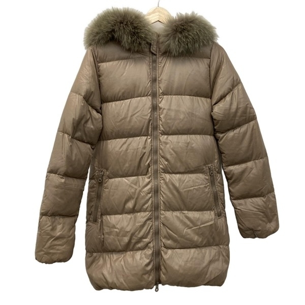 デュベティカ DUVETICA ダウンコート サイズ42 M Kappa(カッパ) ライトブラウン レディース 長袖/冬 コート拍卖