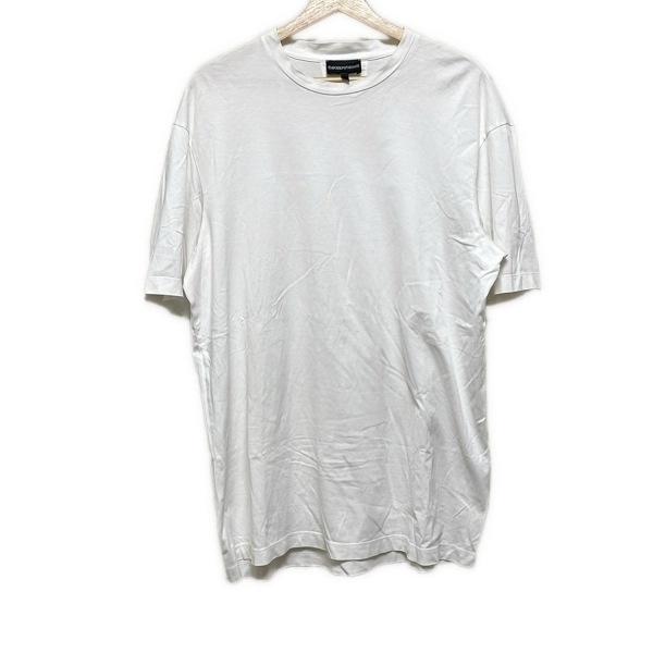 エンポリオアルマーニ EMPORIOARMANI 半袖Tシャツ サイズXL - 白 メンズ クルーネック 美品 トップス拍卖