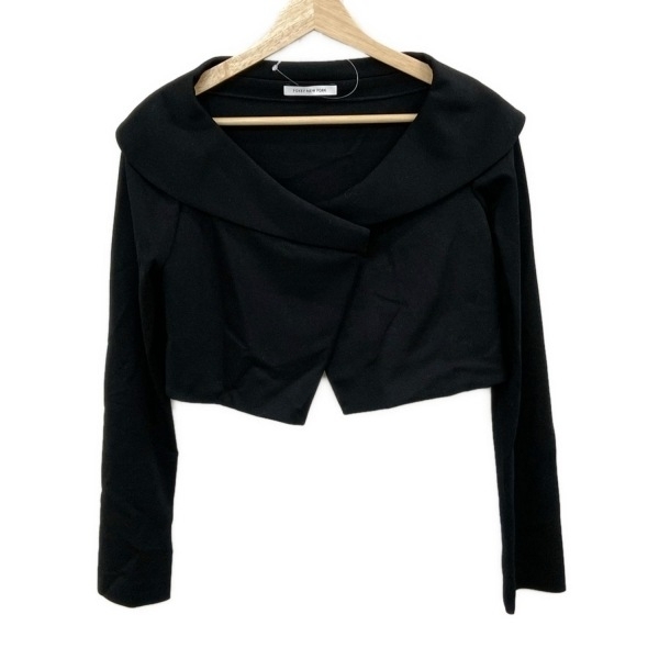 フォクシーニューヨーク FOXEY NEW YORK サイズ40 M 33982 - 黒 レディース 長袖/ショート丈/春/秋 ジャケット拍卖