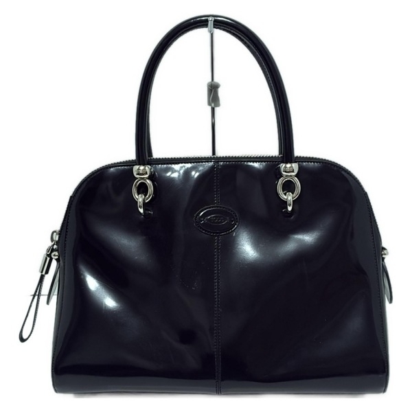 トッズ TOD'S ハンドバッグ - レザー 黒 バッグ拍卖