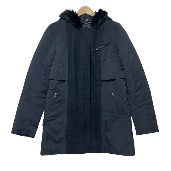 コントワーデコトニエ COMPTOIR DES COTONNIERS サイズ36 S - 黒 レディース 長袖/ラビット(ラパン)/フード取り外し可/冬 コート拍卖