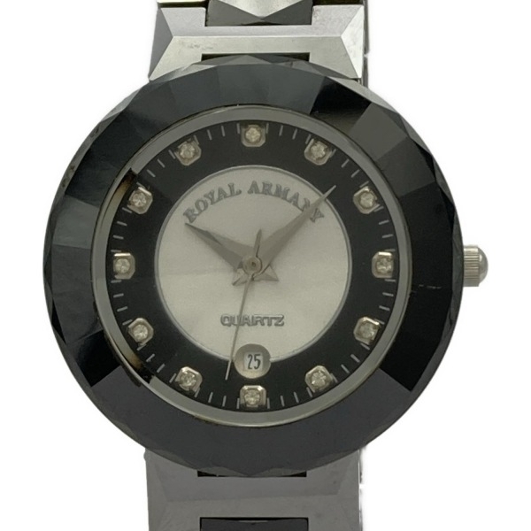 ROYAL ARMANY(ロイヤルアルマニー) 腕時計 - CT-M002 メンズ シルバー×黒拍卖