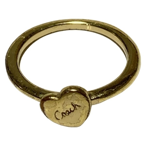 コーチ COACH リング 9 号 ゴールド ハート アクセサリー(指)拍卖