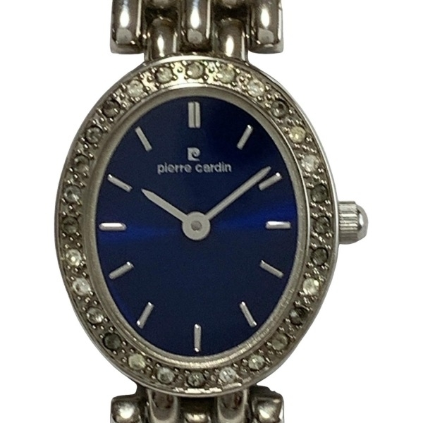 pierre cardin(ピエールカルダン) 腕時計 - レディース ラインストーンベゼル ダークネイビー拍卖