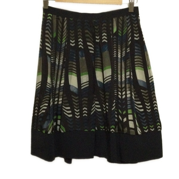 ソブ ダブルスタンダード SOV. スカート サイズ38 M - グレーベージュ×ダークブラウン×マルチ レディース ひざ丈 ボトムス拍卖