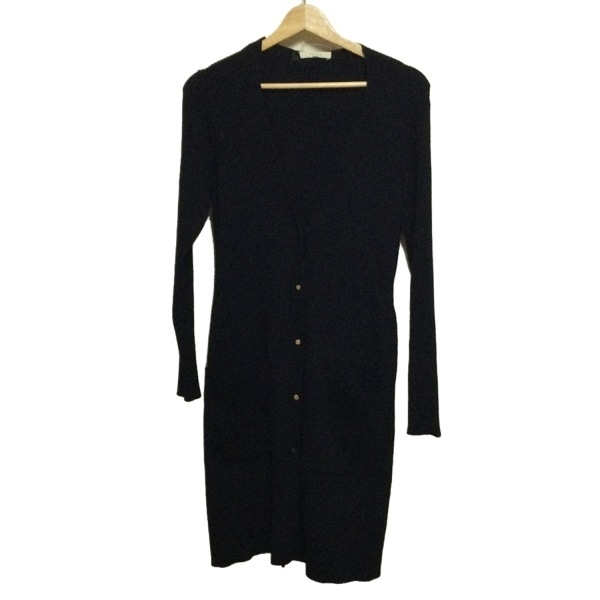 エポカ EPOCA カーディガン サイズ40 M - 黒 レディース 長袖/ロング丈 美品 トップス拍卖