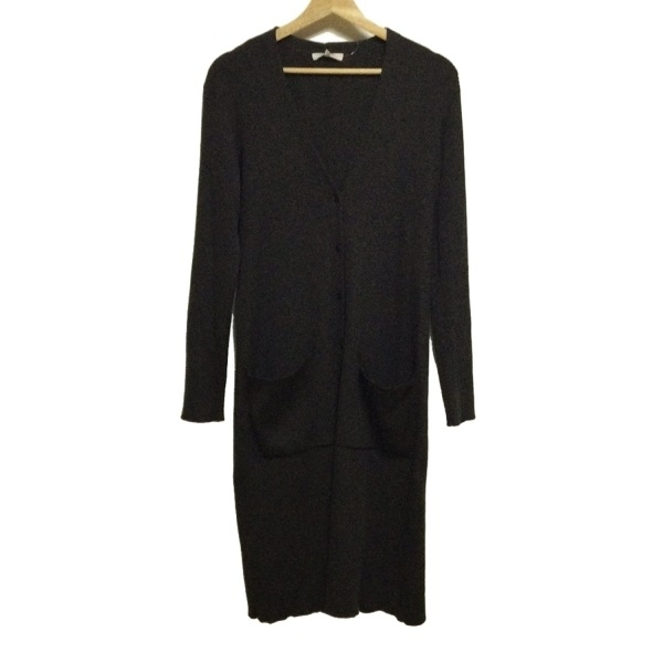 エポカ EPOCA カーディガン サイズ40 M - ダークブラウン レディース 長袖/ロング丈 美品 トップス拍卖