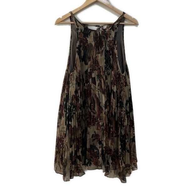 ロイスクレヨン Lois CRAYON サイズM 黒×マルチ レディース 花柄 ワンピース拍卖