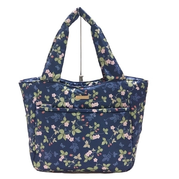 ウェッジウッド WEDG WOOD ショルダーバッグ ワイルドストロベリー ダークネイビー×ピンク×マルチ 花柄 バッグ拍卖