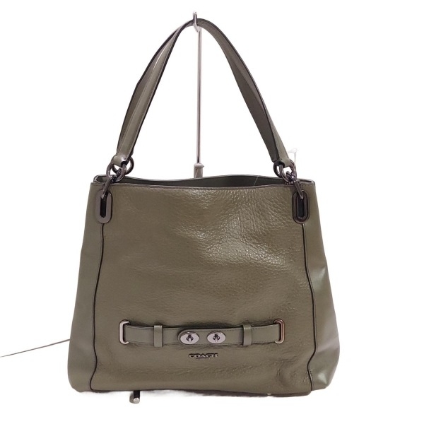 コーチ COACH トートバッグ F35359 - レザー カーキ バッグ拍卖