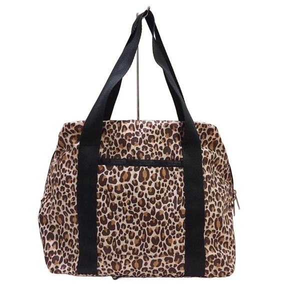 レスポートサック LESPORTSAC ショルダーバッグ - ベージュ×ダークブラウン×黒 豹柄 バッグ拍卖