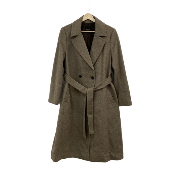 ダーマコレクション DAMAcollection サイズ13R - ブラウン レディース 長袖/ベルト付き/冬 コート拍卖