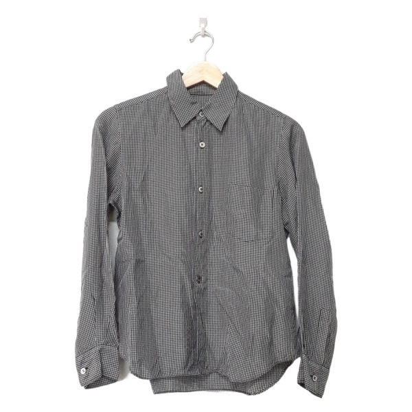 ローブドシャンブル コムデギャルソン robe de chambre COMME des GARCONS 長袖シャツブラウス サイズS - グレー×黒 レディース AD2002拍卖