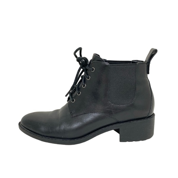 コールハーン COLE HAAN ショートブーツ 6 B - レザー 黒 レディース サイドゴア 靴拍卖