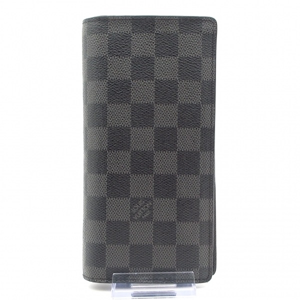 ルイヴィトン LOUIS VUITTON 長財布 N62665 ポルトフォイユブラザ ダミエグラフィット イニシャル刻印 TA3160 財布 ダミエグラフィット拍卖