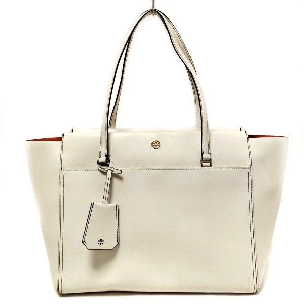 トリーバーチ TORY BURCH ショルダーバッグ - レザー 白 バッグ拍卖
