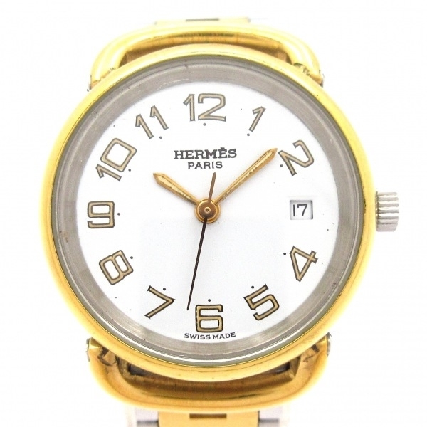 HERMES(エルメス) 腕時計 プルマン レディース 白拍卖