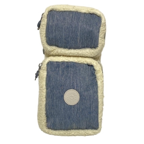 キプリング Kipling ワンショルダーバッグ/ボディバッグ - ライトブルー×アイボリー バッグ拍卖