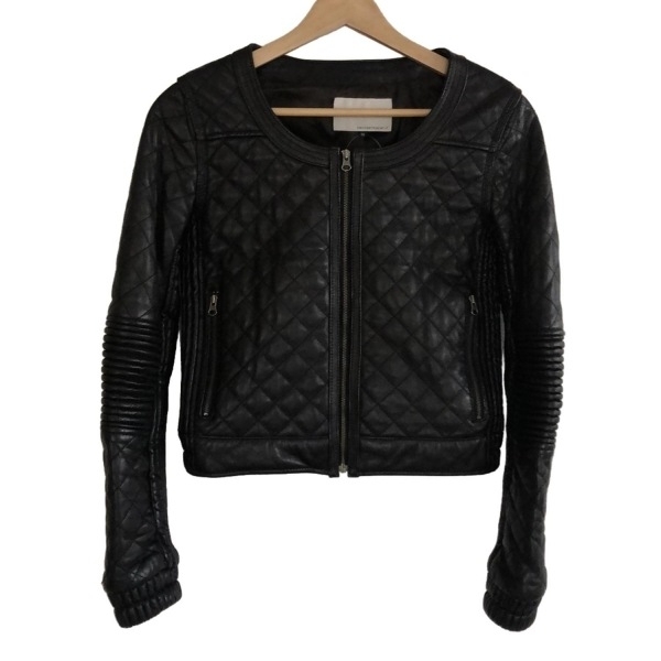 アンシャントマン ENCHANTEMENT...? ブルゾン サイズ38 M - 黒 レディース 長袖/レザー/キルティング/春/秋 ジャケット拍卖