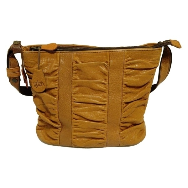 イビザ IBIZA ショルダーバッグ - レザー ブラウン バッグ拍卖