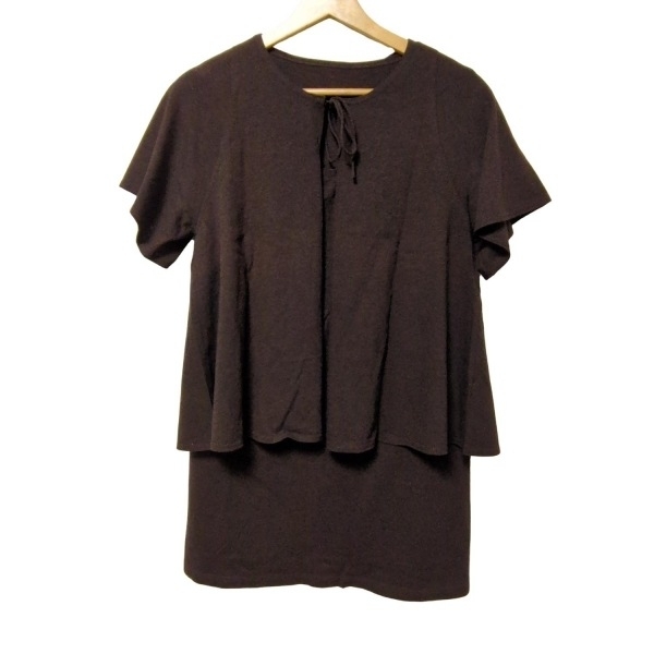 ヨーガンレール JURGEN LEHL ワンピースセットアップ - ダークブラウン レディース 美品 レディーススーツ拍卖