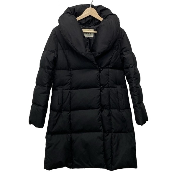 ロペ ROPE ダウンコート サイズ38 - 黒 長袖/冬 コート拍卖