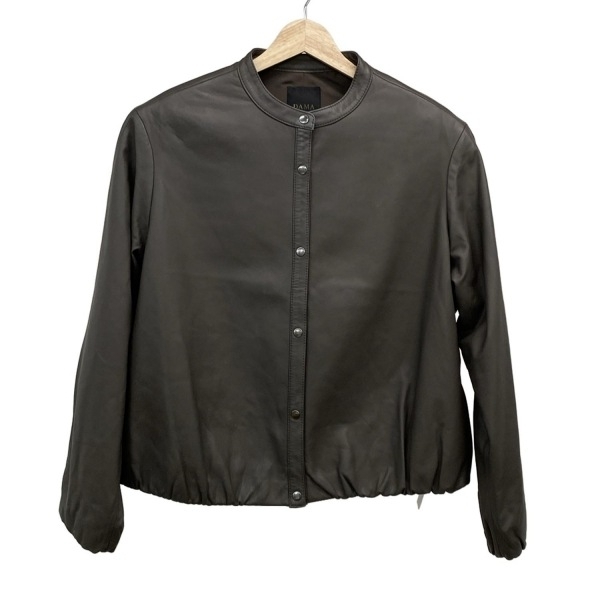 ダーマコレクション DAMAcollection ライダースジャケット サイズ3 L - ダークブラウン レディース 長袖/レザー/春/秋 ジャケット拍卖