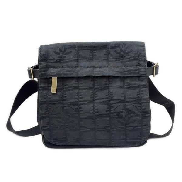 シャネル CHANEL ショルダーバッグ ニュートラベルライン 黒 バッグ拍卖