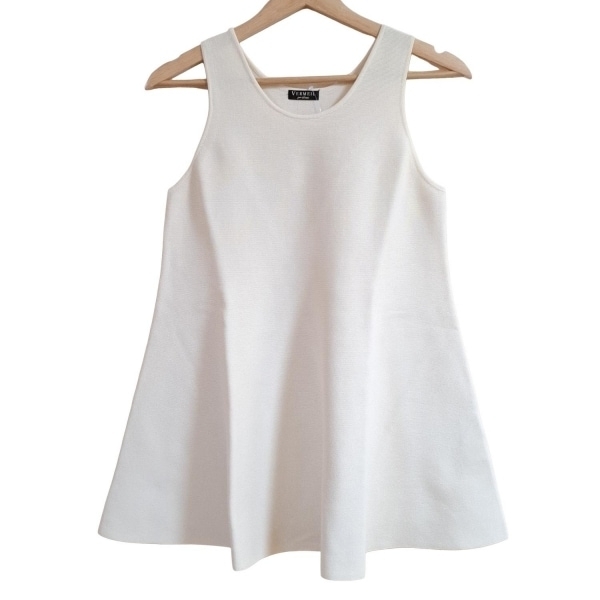 ヴェルメイユ パー イエナ VERMEIL par iena ノースリーブカットソー アイボリー レディース 美品 トップス拍卖