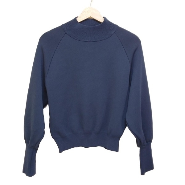 ユナイテッド トウキョウ UNITED TOKYO 長袖セーター/ニット サイズ1 S - ダークネイビー レディース ハイネック 美品 トップス拍卖