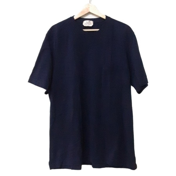 エルメス HERMES 半袖Tシャツ サイズXXL XL - ダークネイビー メンズ クルーネック 美品 トップス拍卖