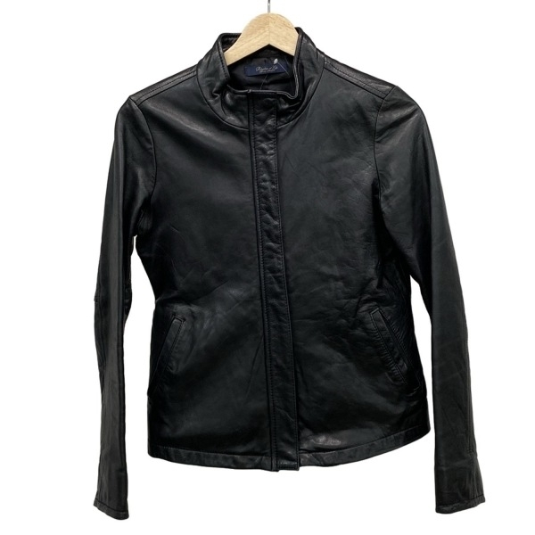 ユナイテッドアローズ UNITED ARROWS ライダースジャケット - 黒 レディース 長袖/レザー/Rhythm of Life/秋/冬 ジャケット拍卖
