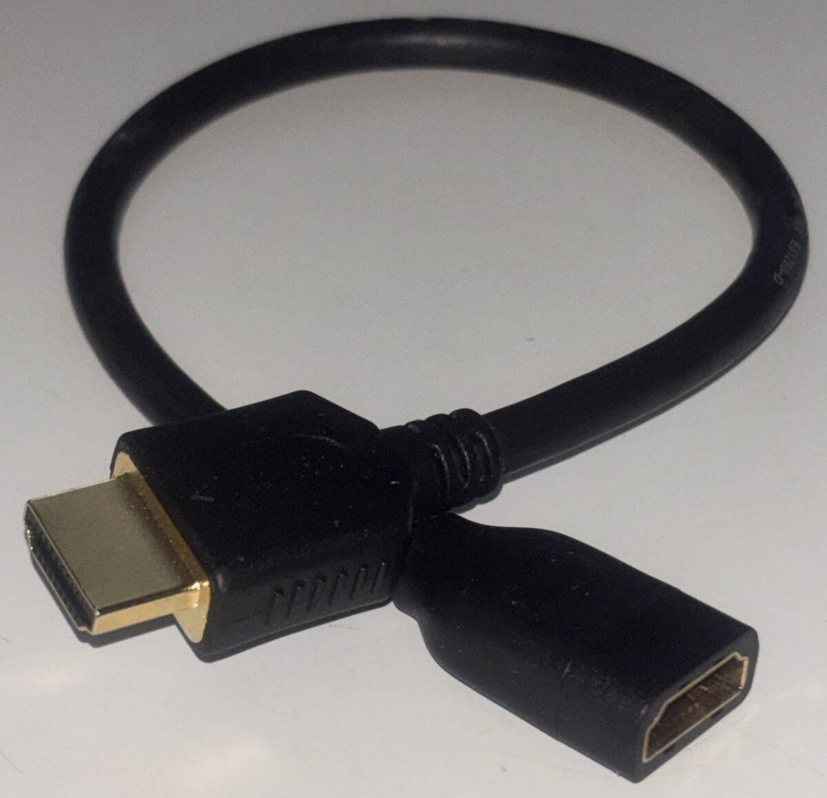 即決200円 中古品 ○ CANARE HIGH SPEED HDMI 延長ケーブル 24cm ○拍卖