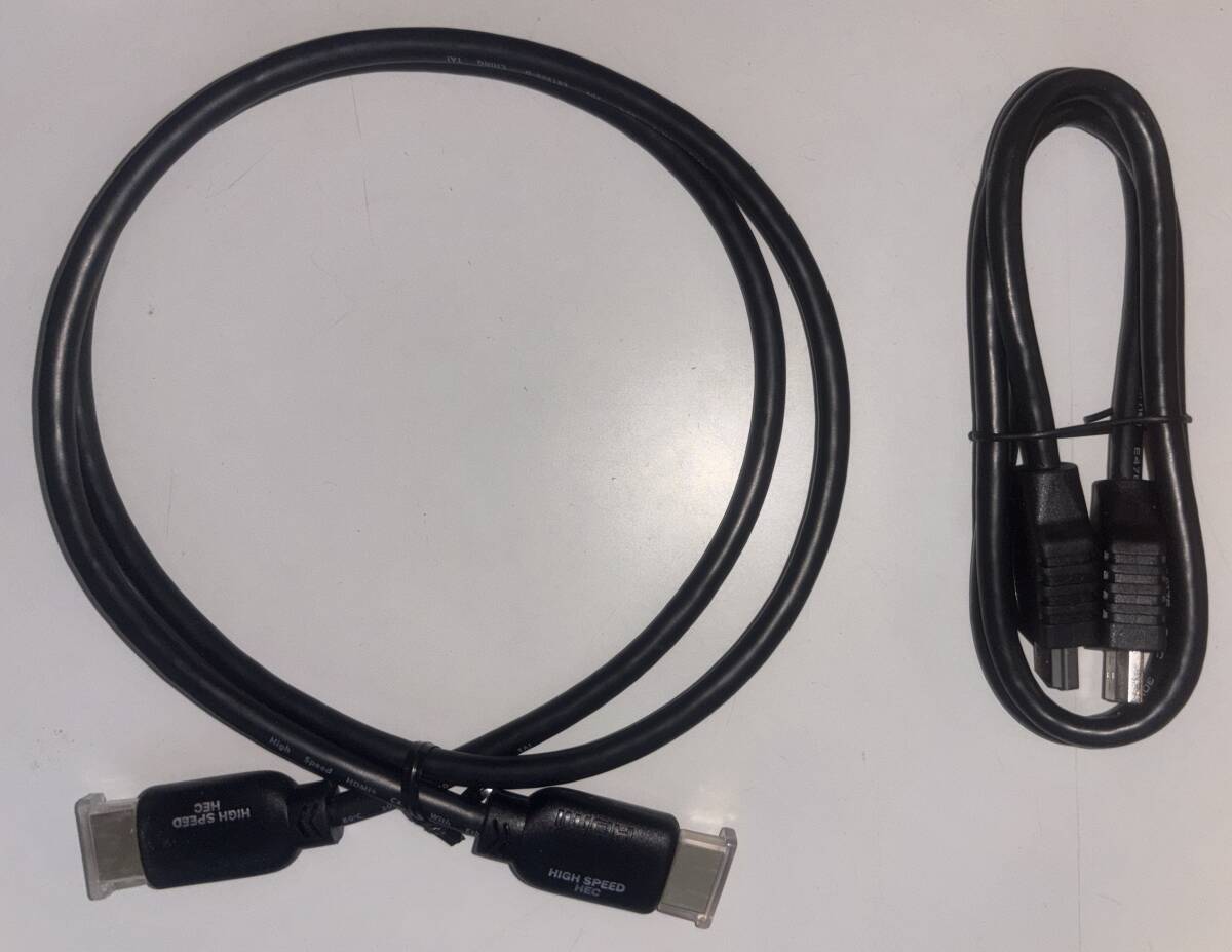 即決200円 新古品 ○ HIGH SPEED HEC CABLE 90cm / HIGH SPEED HDMI CABLE 70cm ○拍卖