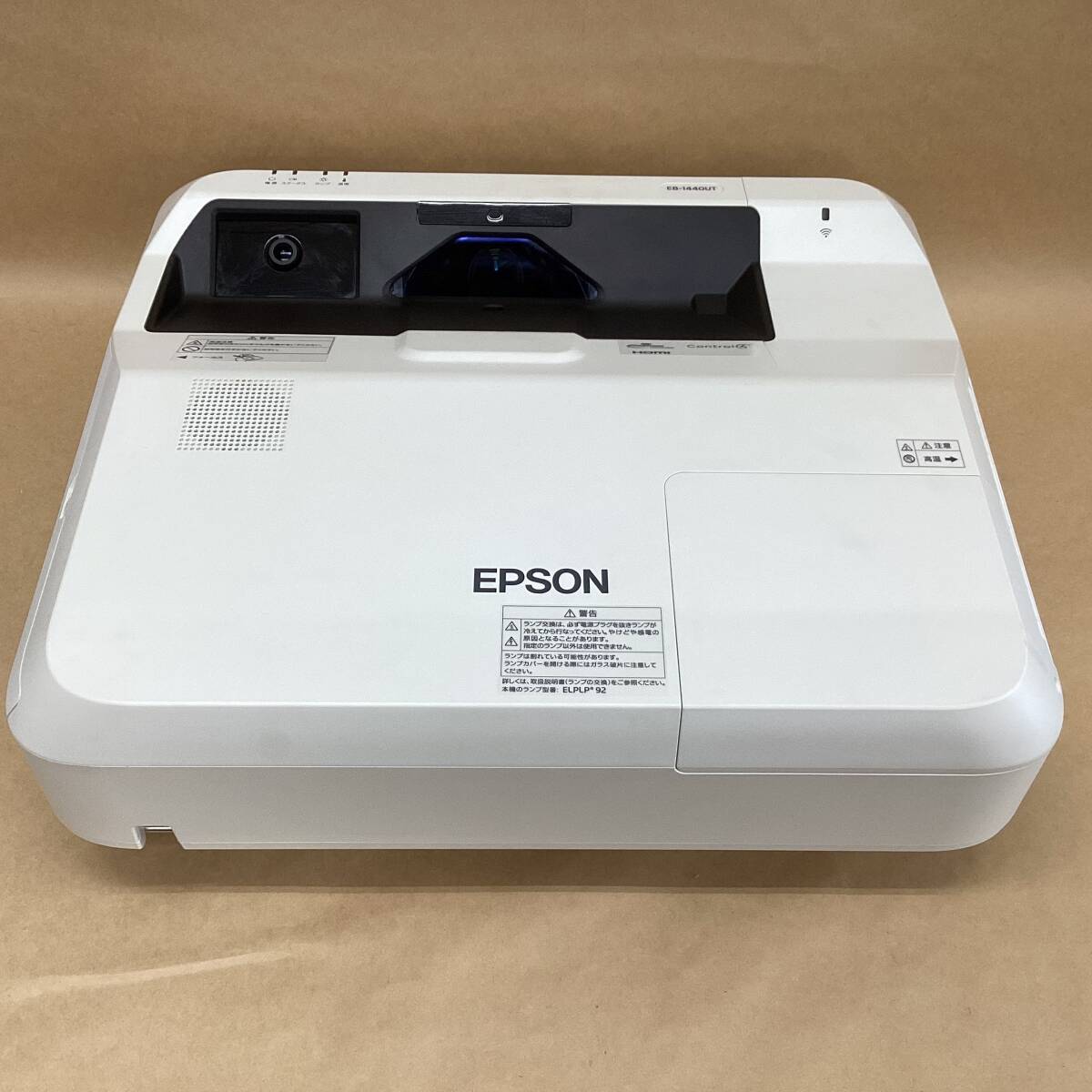 【250917A182】 ランプ使用0時間 エプソン プロジェクター EB-1440UT 3800lm 超短焦点(1920×1200) 無線対応 HDMI D-SUB USB-B リモコン拍卖