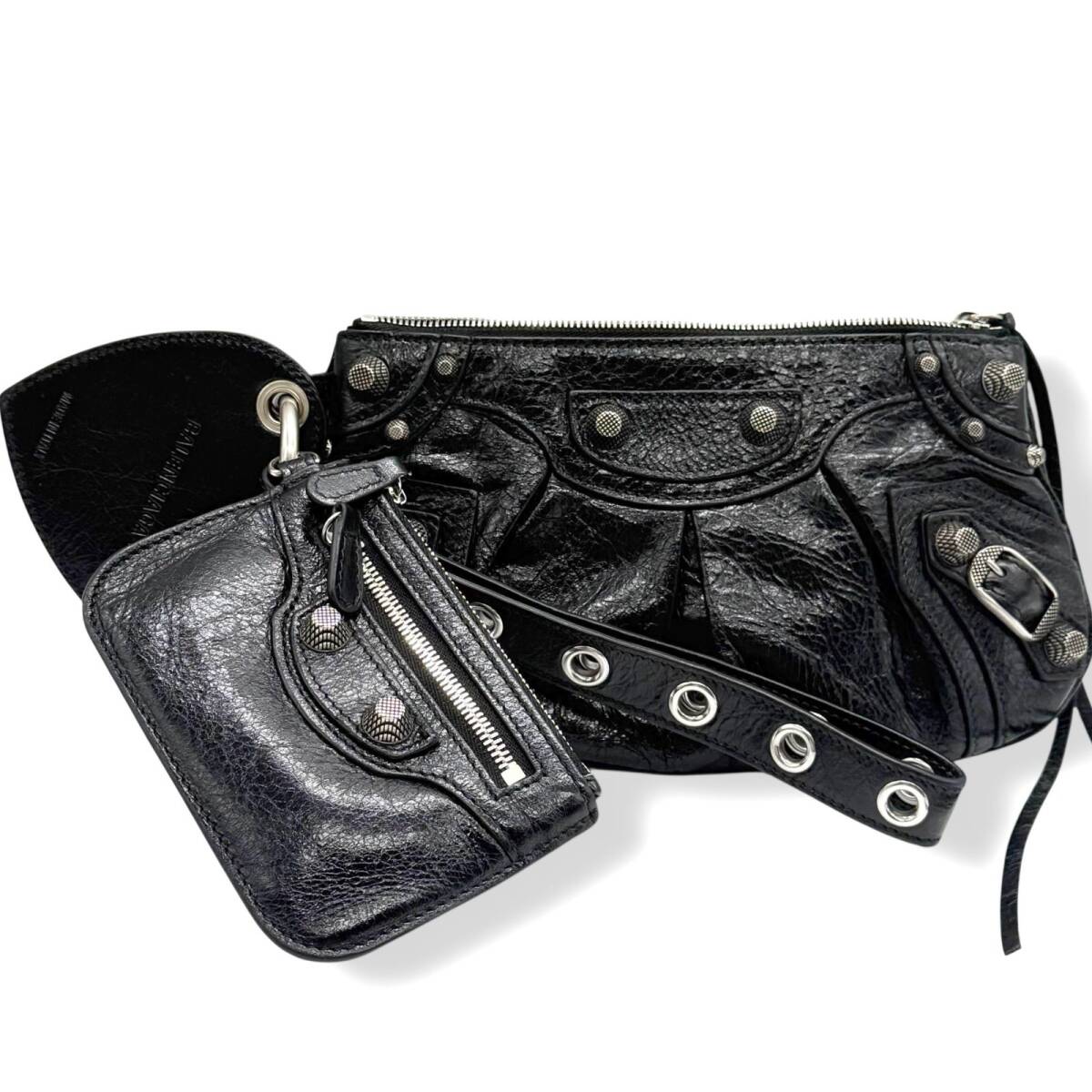 使用わずか バレンシアガ クラッチバッグ ルカゴール ミニマルチポーチ BALENCIAGA 694027 ル カゴール セカンドバッグ 4373拍卖