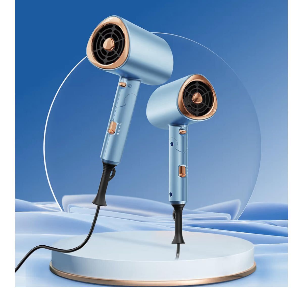 ドライヤー 2025進化モデル・収納ホルダー付属 ヘアドライヤー 速乾 大風量 高速モーター 髪質改善 拍卖