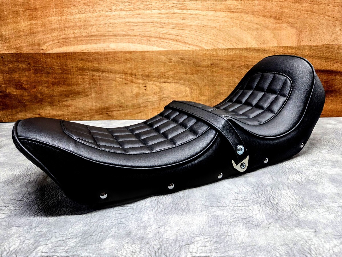 カワサキ KH250/400  猫背シート 前部ゲル 新品 検)チョビサン カワグチ オオカワ サムズアップ 拍卖