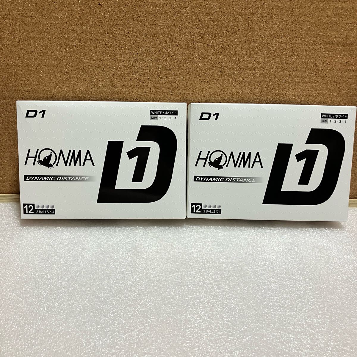 W 本間ゴルフ HONMA D1 ゴルフボール 2ダース拍卖