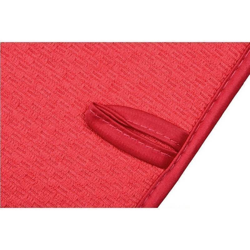 送料無料! 時短 マイクロファイバー 速乾 水切りマット 【レッド】 台所 食器乾燥 吸水 大判 抗菌 防カビ 食器置き お皿置き キッチンに拍卖