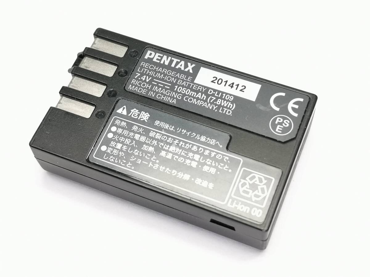 純正 バッテリー PENTAX D-LI109 管理1-2拍卖