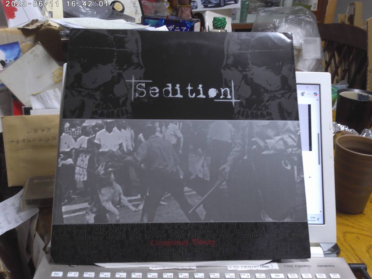 Sedition / Conspiracy Theory U.S.200枚限定オレンジカラービニールLP RAC Blue Eyed Devils Fear Rains Down Nordic Thunder Teardown拍卖