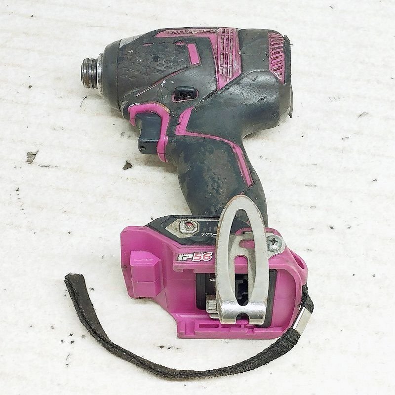 HITACHI 日立工機 コードレスインパクトドライバ WH-18DDL 本体のみ ジャンク拍卖