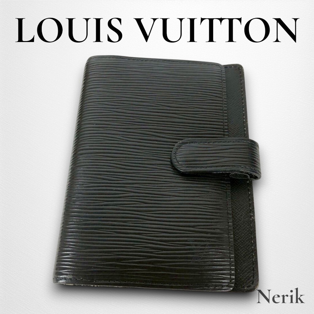 LOUIS VUITTON ルイヴィトン エピ アジェンダPM ブラック 人気 高級 ブランド エレガント 送料無料!拍卖