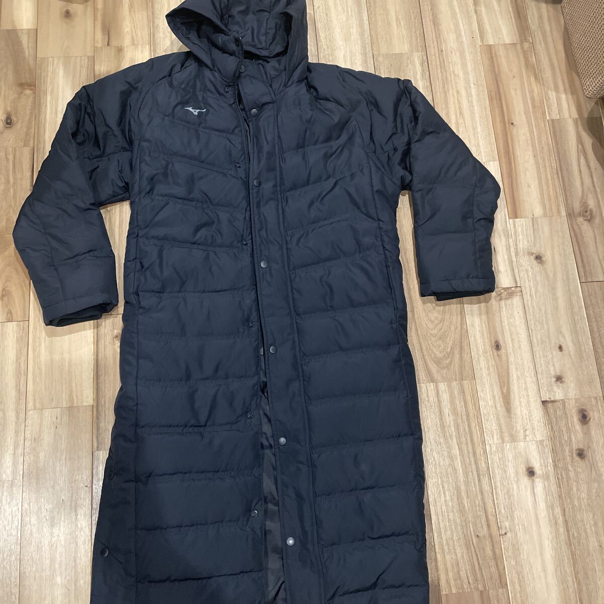 ベンチコート ミズノ ブラック ダウンコート拍卖
