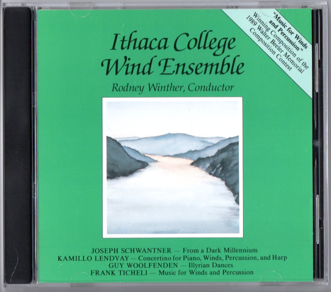 送料無料 吹奏楽CD イサカ大学ウインドアンサンブル ティケリ:管楽器と打楽器のための音楽 シュワントナー:暗黒の一千年代より 他拍卖